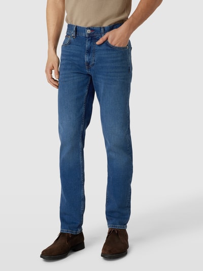 Tommy Hilfiger Straight leg jeans in 5-pocketmodel, model 'DENTON' Donkerblauw - 4