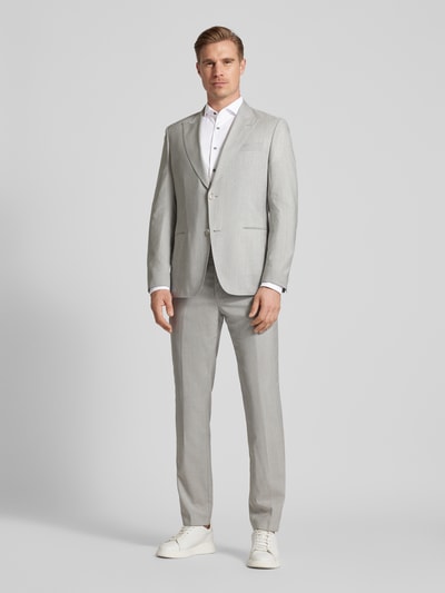 Eterna Slim Fit Businesshemd aus Twill Weiss 1