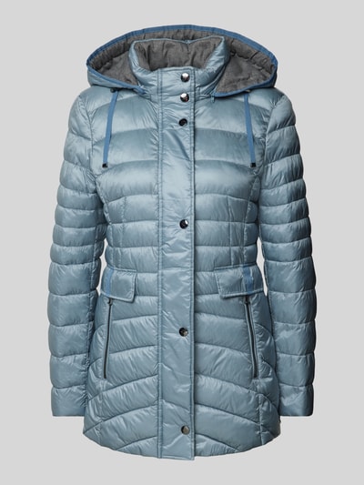 Gil Bret Steppjacke mit Knopfleiste Hellblau 2