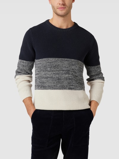 JOOP! JEANS Strickpullover mit Colour-Blocking-Design Marine 4