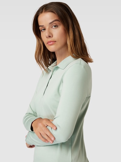 Christian Berg Woman Longsleeve mit Polokragen Schilf 3