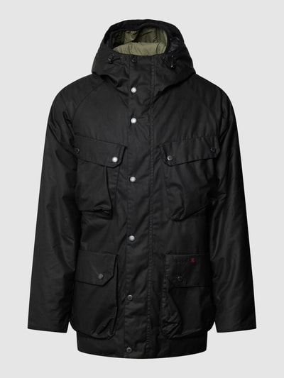 Barbour Jacke mit Kapuze Black 1