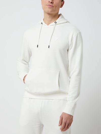 GUESS Hoodie mit Logo-Applikation Offwhite 4