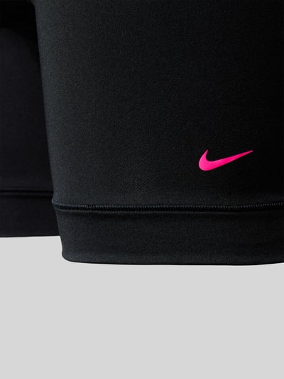 Nike Obcisłe bokserki z technologią Dry-Fit i paskiem z logo w zestawie 3 szt. Czarny 2