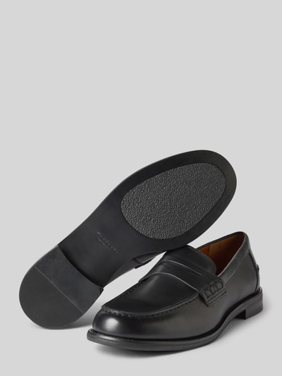 Vagabond Loafers van runderleer, model 'STEVEN' Zwart - 4