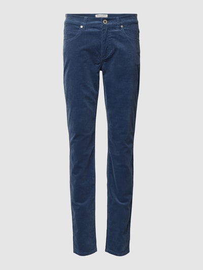 Marc O'Polo Slim fit fluwelen broek met knoopsluiting Jeansblauw - 2