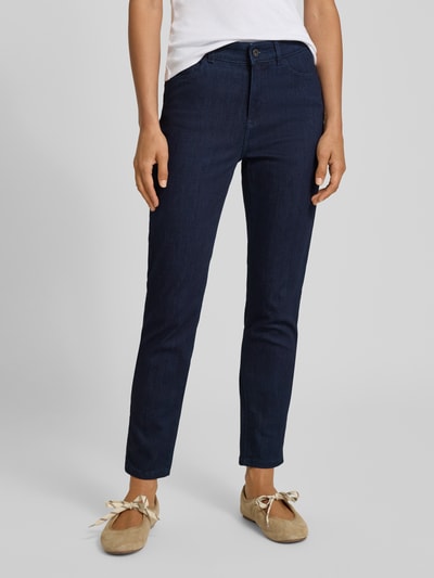 Christian Berg Woman Jeansy o kroju skinny fit z 5 kieszeniami Granatowy 4