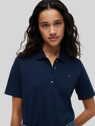 Tommy Hilfiger Regular Fit Poloshirts aus Baumwoll-Mix Marine 3