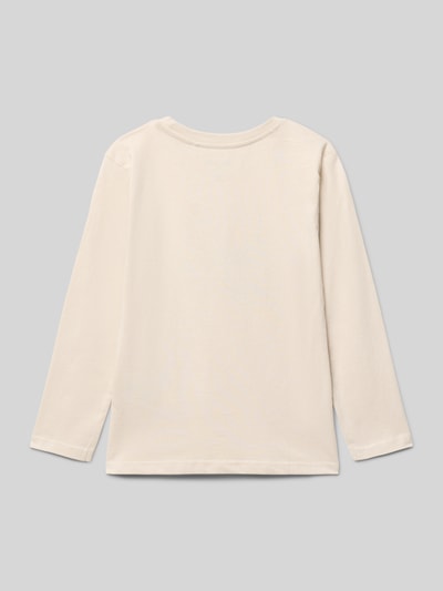 Blue Seven Shirt met lange mouwen en motiefprint Zand - 3