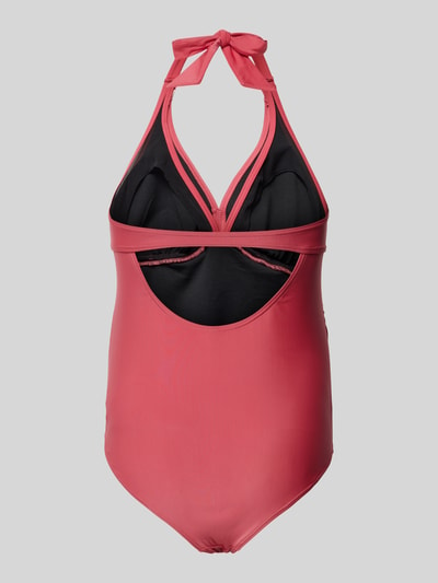 Mamalicious Umstands-Badeanzug mit Schleifen-Detail Modell 'MOLLY' Pink 3