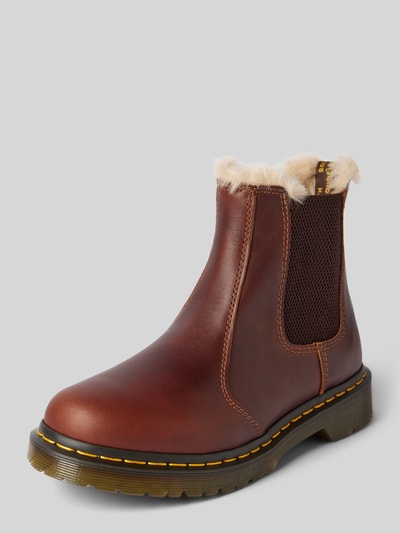 Dr. Martens Chelsea Boots aus Leder mit Innenfutter Modell 'Leonore' Cognac 1