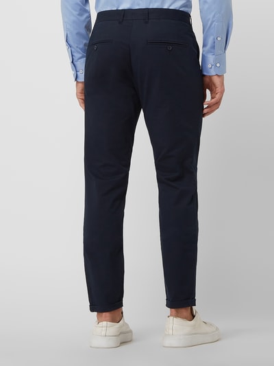 Matinique Chino met stretch, model 'Liam' Marineblauw - 5