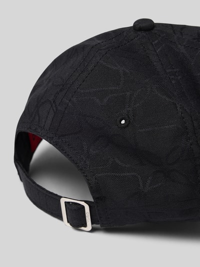 HUGO Basecap mit Label-Applikation Modell 'Ally' Black 3