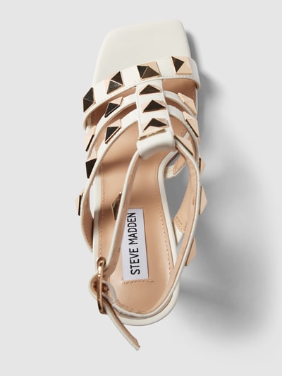 Steve Madden Sandalen met studs, model 'CAPRI' Offwhite - 4