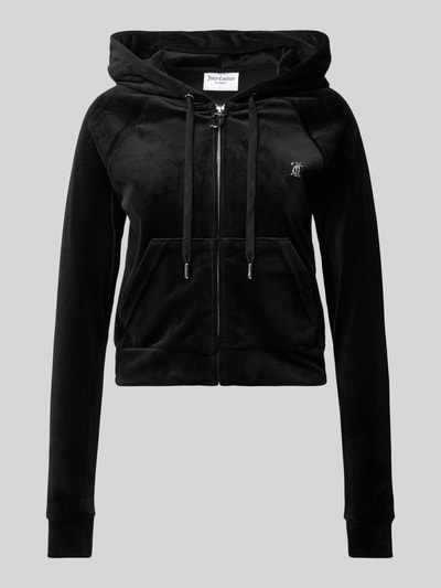 Juicy Couture Sweatjacke mit Kapuze Modell 'MADISON' Black 2