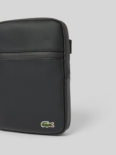Lacoste Schoudertas met labelpatch Zwart - 3
