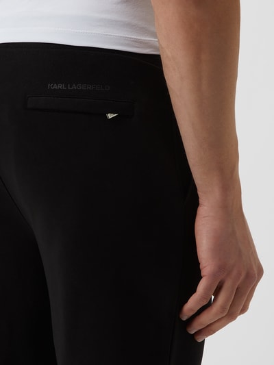 Karl Lagerfeld Sweatshorts mit Tunnelzug Black 3