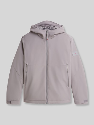Tommy Hilfiger Pufferjacke mit Zweiwege Reißverschluss Hellgrau 2