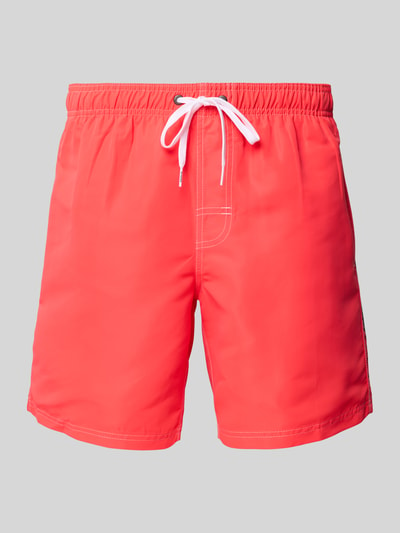 Sundek Badehose mit elastischem Bund Rot 1