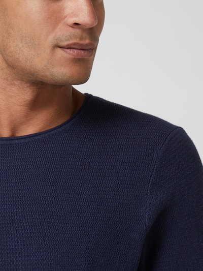 Tom Tailor Denim Pullover aus Baumwolle  Dunkelblau 3