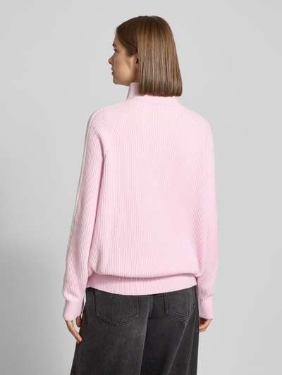 adidas Originals Sweter z dzianiny ze stójką Różowy 5