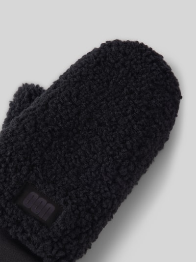 UGG Fäustlinge mit Label-Badge Modell 'UGGFLUFF MITTEN' Black 3