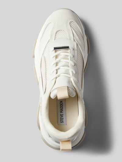 Steve Madden Sneaker mit Label-Print Modell 'POSESSION' Weiss 3