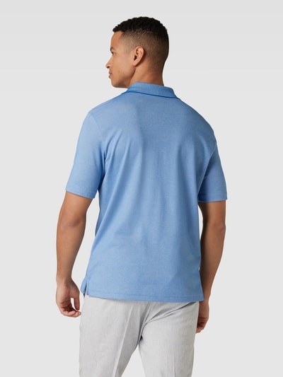 Christian Berg Men Poloshirt mit Reißverschluss Blau 5