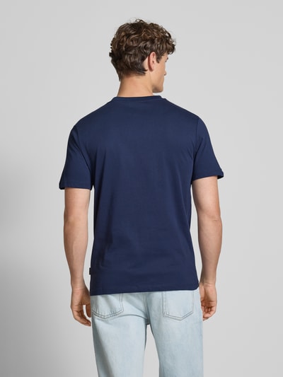 Blend T-Shirt mit Stitching-Detail Modell 'JEPPE' Marine 5