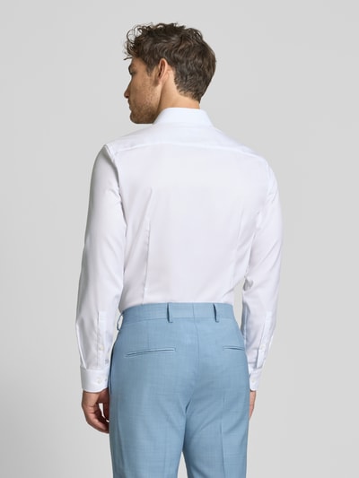 Jake*s Slim Fit Business-Hemd mit Haifischkragen Weiss 5