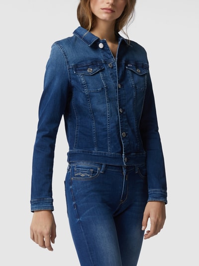 Tommy Jeans Slim fit jeansjack met stretch, model 'Vivianne' Blauw - 4