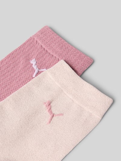 PUMA Socken mit Label-Print im 2er-Pack Pink 2