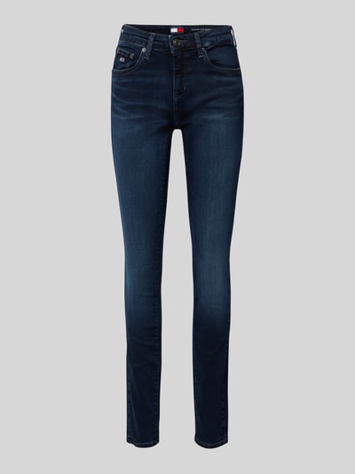 Tommy Jeans Skinny Fit Jeans im 5-Pocket-Design Modell 'SOPHIE' Dunkelblau 2