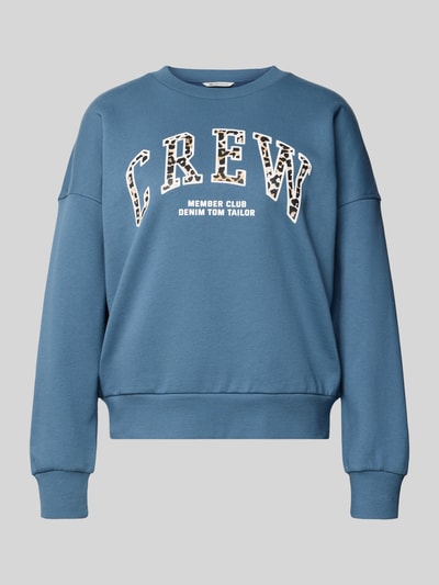 Tom Tailor Denim Bluza o luźnym kroju z czystej bawełny Niebieski 2