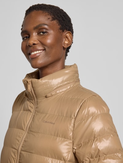 Calvin Klein Womenswear Gewatteerde jas met capuchon Beige - 3