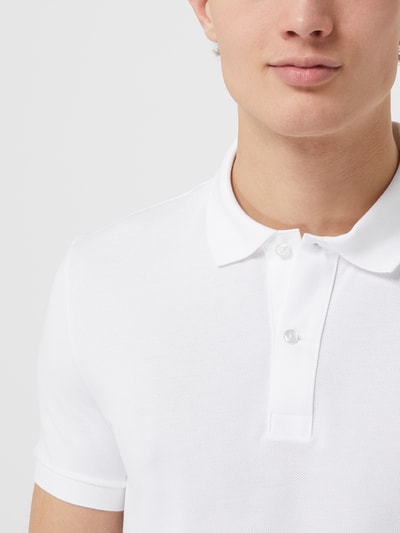 Lacoste Slim fit poloshirt van piqué Wit - 3