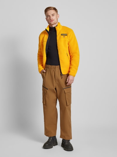 Napapijri Sweatjacke mit Teddyfell Orange 1