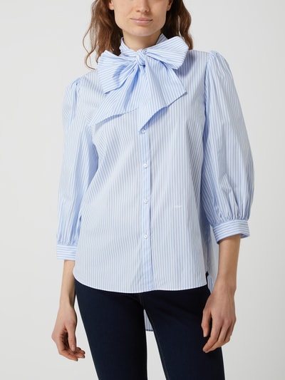 JOOP! Blouse met strik Lichtblauw - 4