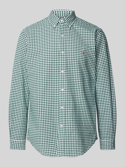 Polo Ralph Lauren Freizeithemd mit Button-Down-Kragen Hellgruen 2