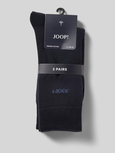 JOOP! Collection Skarpety z detalem z logo w zestawie 3 szt. Granatowy 3