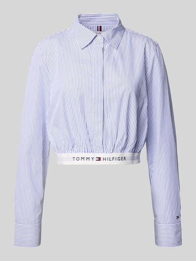 Tommy Hilfiger Regular Fit Hemdbluse aus reiner Bio-Baumwolle Weiss 2