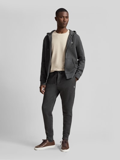 Polo Ralph Lauren Regular Fit Sweathose aus Baumwoll-Mix Dunkelgruen Melange 1