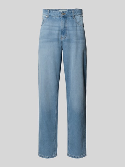 Produktfoto, Straight Fit Jeans im 5-Pocket-Design Modell 'Ryder' von Les Deux, jasnoniebieska bawełna, krój prosty, szerokość w rozmiarze 32/32: 43 cm, długość nogawki od wewnątrz: 80 cm
