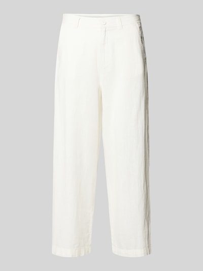 QS Culotte in unifarbenem Design Weiss 2