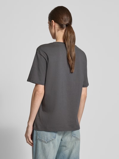 Jake*s Casual T-Shirt mit Motiv-Print Dunkelgrau 5