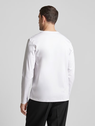 Roy Robson Longsleeve mit Rundhalsausschnitt Weiss 5