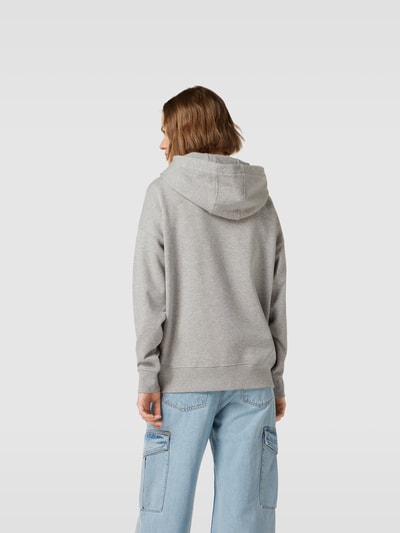 Lala Berlin Oversized Hoodie in melierter Optik Hellgrau 5