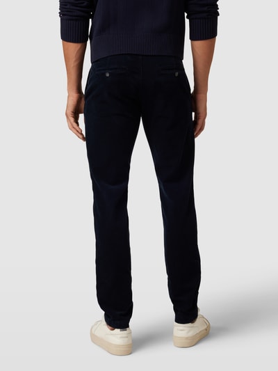 Tommy Hilfiger Chino z imitacji sztruksu model ‘BLEECKER’ Granatowy 5