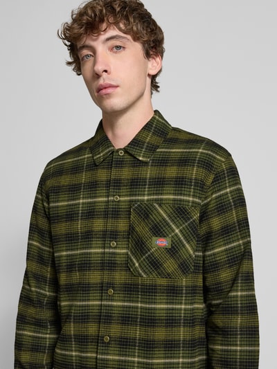 Dickies Regular Fit Freizeithemd mit Brusttasche Dunkelbraun 3