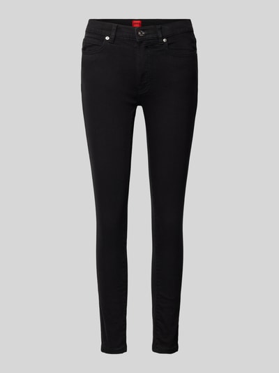 HUGO Slim fit jeans in 5-pocketmodel, model 'Charlie' Zwart - 2